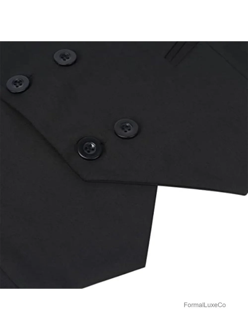 Men's Double Breasted Suit Vest, Slim Fit, Polyester Blend, Wedding & Business